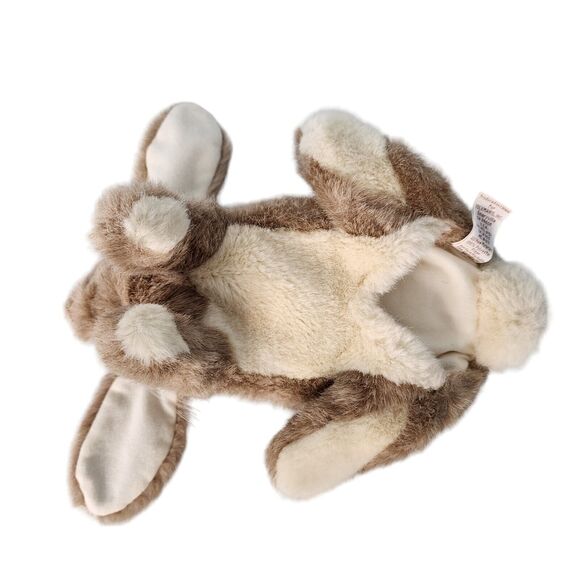 Folkmanis Folktails Brown Bunny Rabbit Plush Hand Puppet 12" Full Body Realistic - Picture 6 of 10